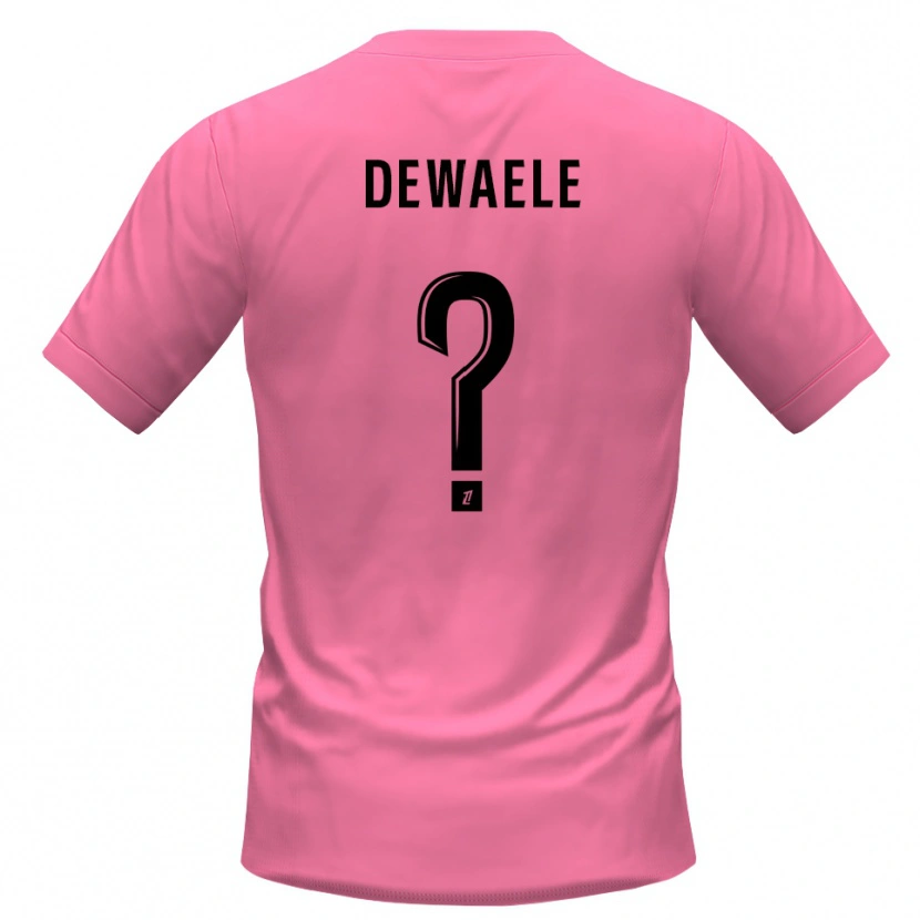 Danxen Heren Élina Dewaele #0 Roze Zwart Keepersshirt 2025/26 T-Shirt