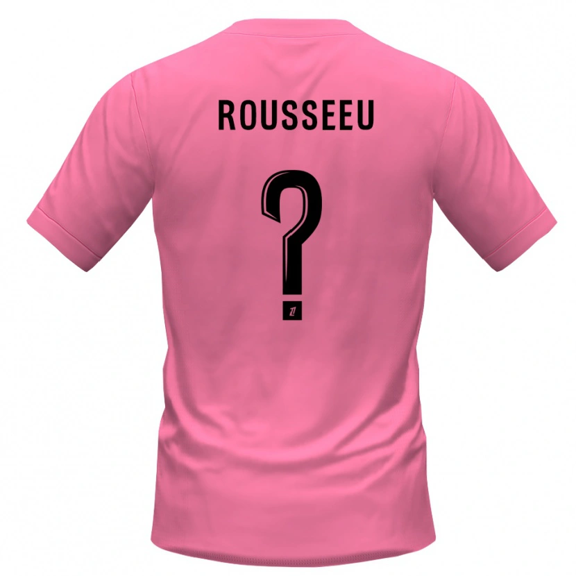Danxen Heren Justine Rousseeu #0 Roze Zwart Keepersshirt 2025/26 T-Shirt