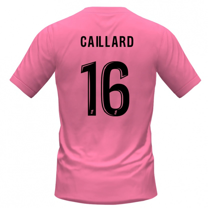 Danxen Heren Marc-Aurèle Caillard #16 Roze Zwart Keepersshirt 2025/26 T-Shirt