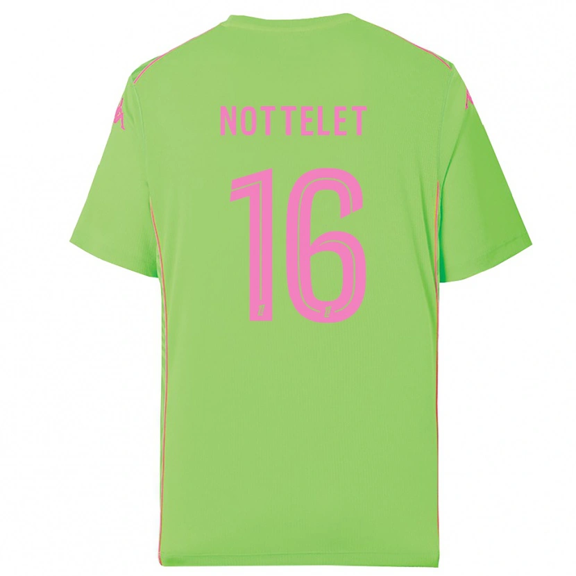 Danxen Heren Gillian Nottelet #16 Bleek Groen Keepersshirt 2025/26 T-Shirt