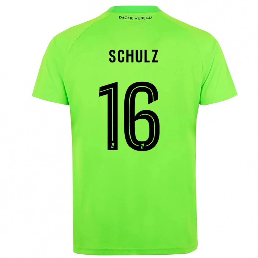 Danxen Heren Ethan Schulz #16 Groen Zwart Keepersshirt 2025/26 T-Shirt
