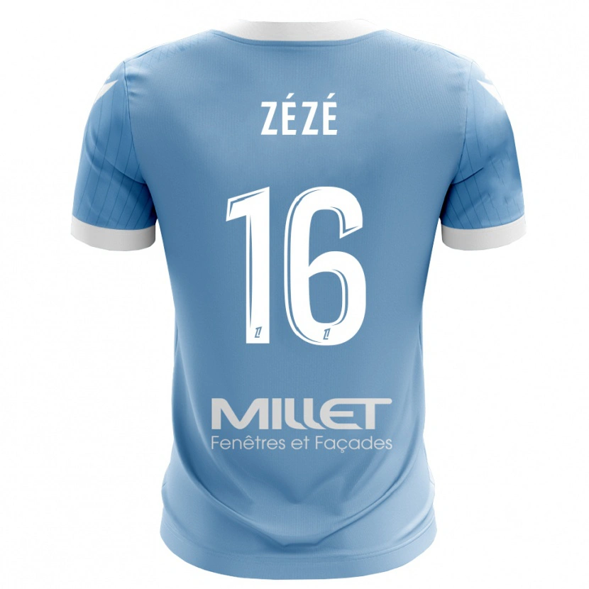 Danxen Heren Yanel Zézé #16 Licht Hemelsblauw Keepersshirt 2025/26 T-Shirt