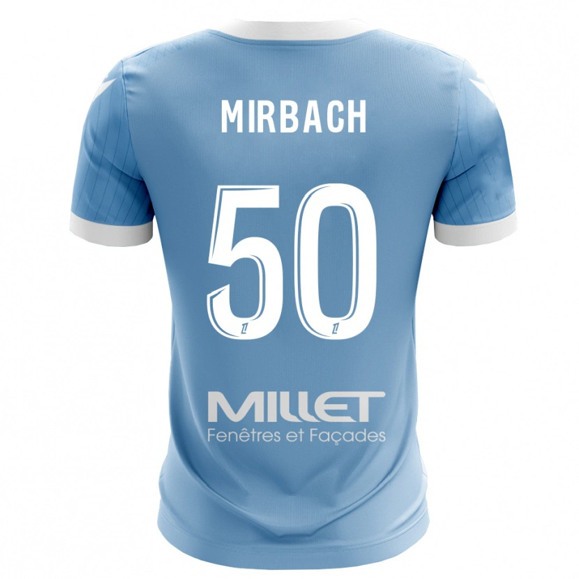 Danxen Heren Alexis Mirbach #50 Licht Hemelsblauw Keepersshirt 2025/26 T-Shirt