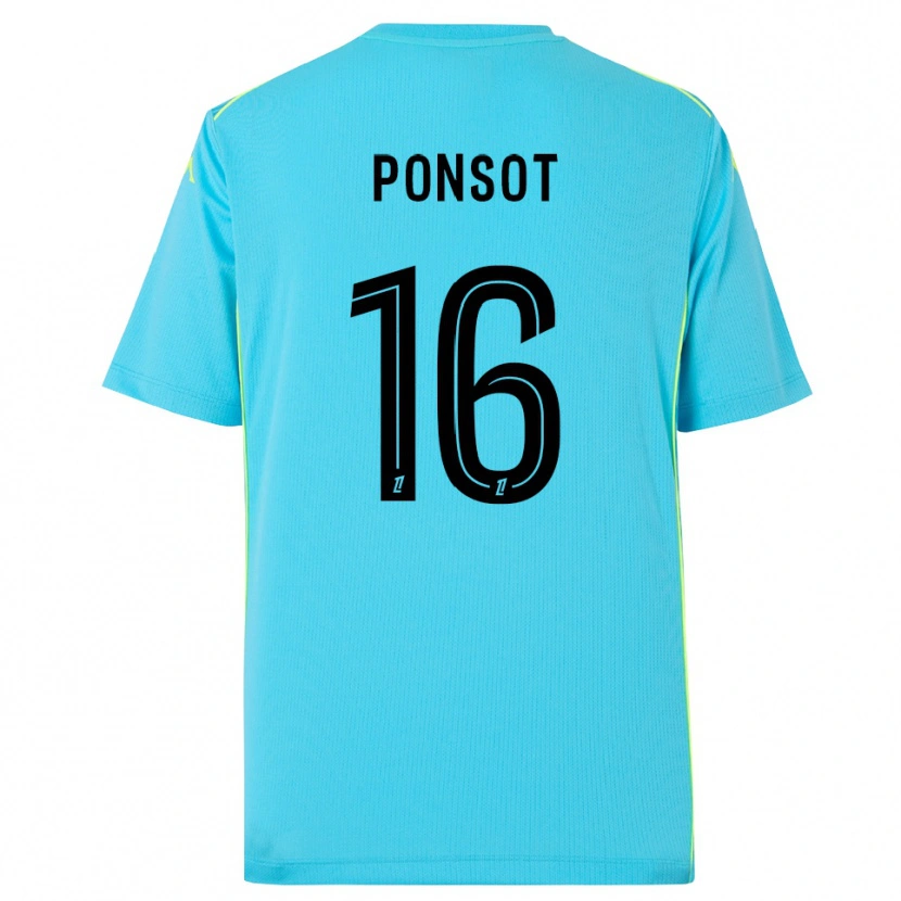 Danxen Heren Martin Ponsot #16 Hemelsblauw Zwart Keepersshirt 2025/26 T-Shirt