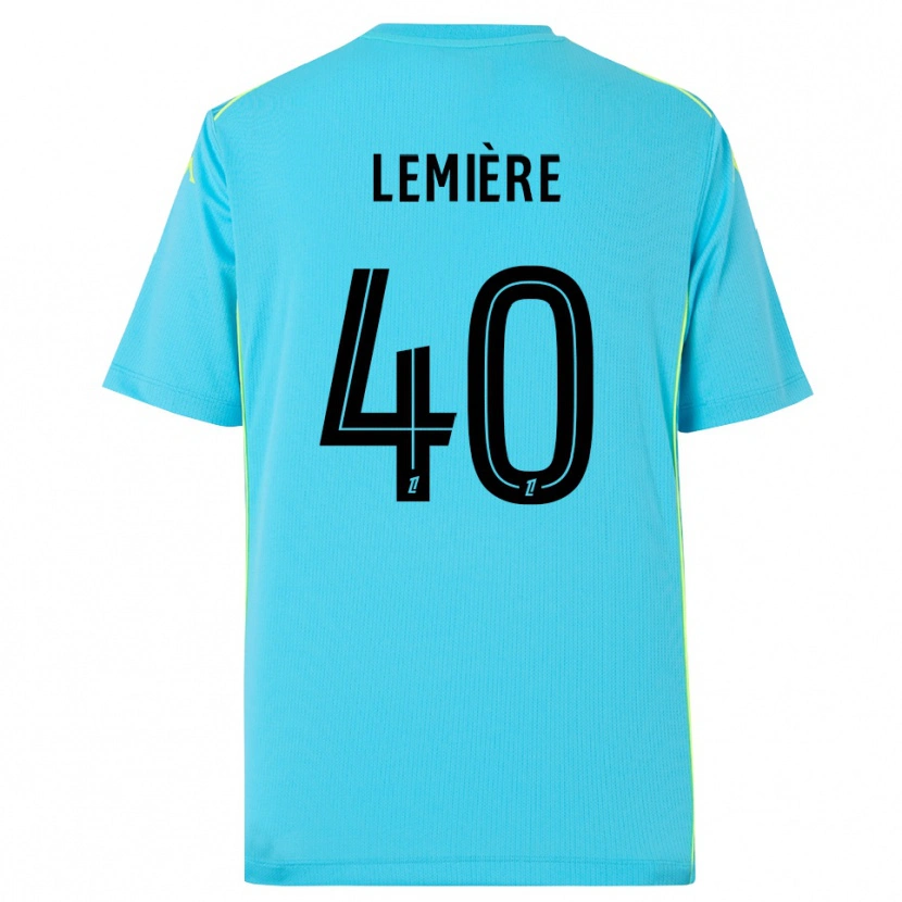 Danxen Heren Pauline Lemière #40 Hemelsblauw Zwart Keepersshirt 2025/26 T-Shirt