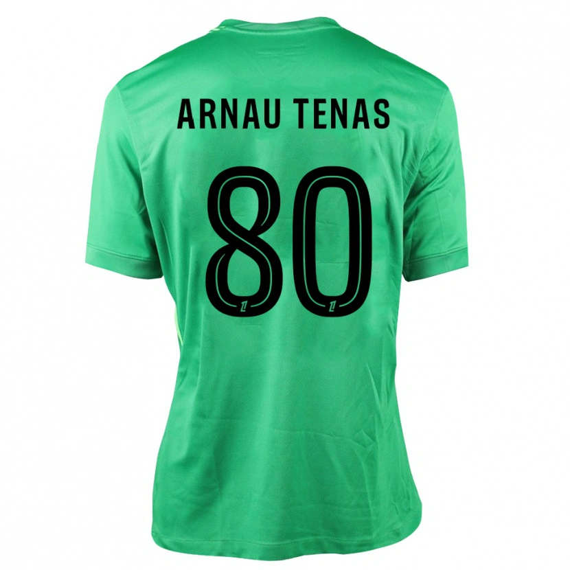 Danxen Heren Arnau Tenas #80 Groen Zwart Keepersshirt 2025/26 T-Shirt