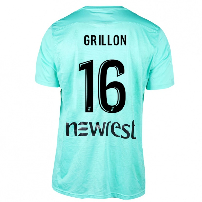 Danxen Heren Gaëlle Grillon #16 Aqua Zwart Keepersshirt 2025/26 T-Shirt