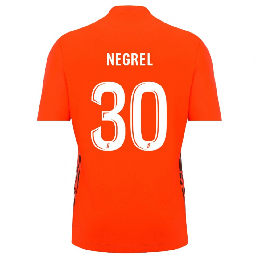Danxen Heren Tom Negrel #30 Oranje Wit Keepersshirt 2025/26 T-Shirt