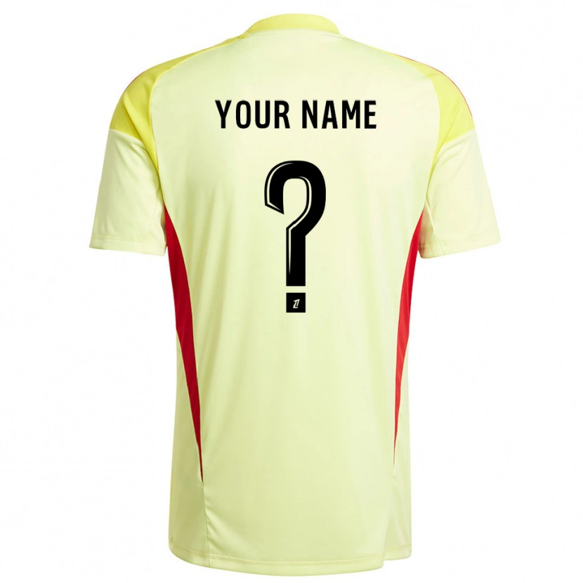 Danxen Heren Paris FC Licht Geel Zwart Keepersshirt 2025/26 T-Shirt