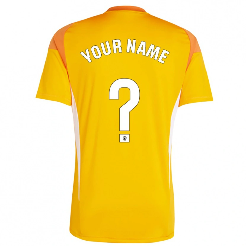 Danxen Heren Real Zaragoza Donker Oranje Geel Keepersshirt 2025/26 T-Shirt
