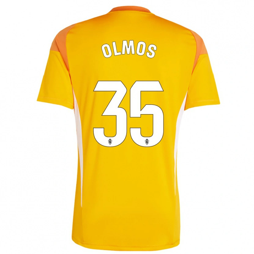 Danxen Heren Lucas Olmos #35 Donker Oranje Geel Keepersshirt 2025/26 T-Shirt