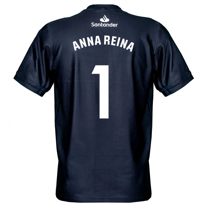 Danxen Heren Anna Reina Toro #1 Middernachtblauw Wit Keepersshirt 2025/26 T-Shirt