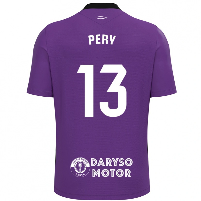 Danxen Heren Pery #13 Paars Wit Keepersshirt 2025/26 T-Shirt