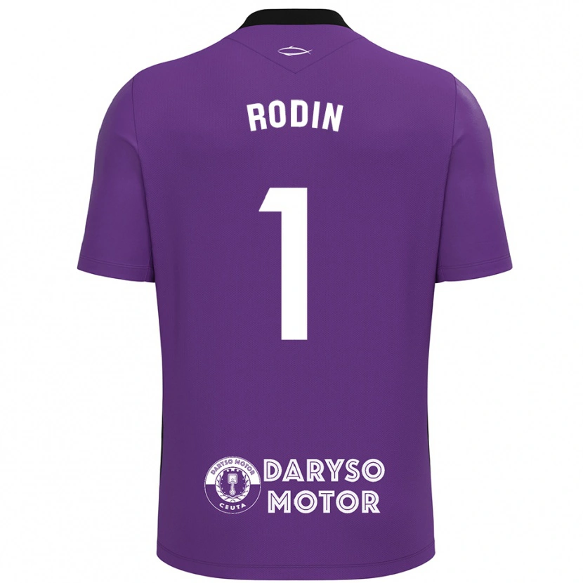 Danxen Heren Antonio Rodin #1 Paars Wit Keepersshirt 2025/26 T-Shirt