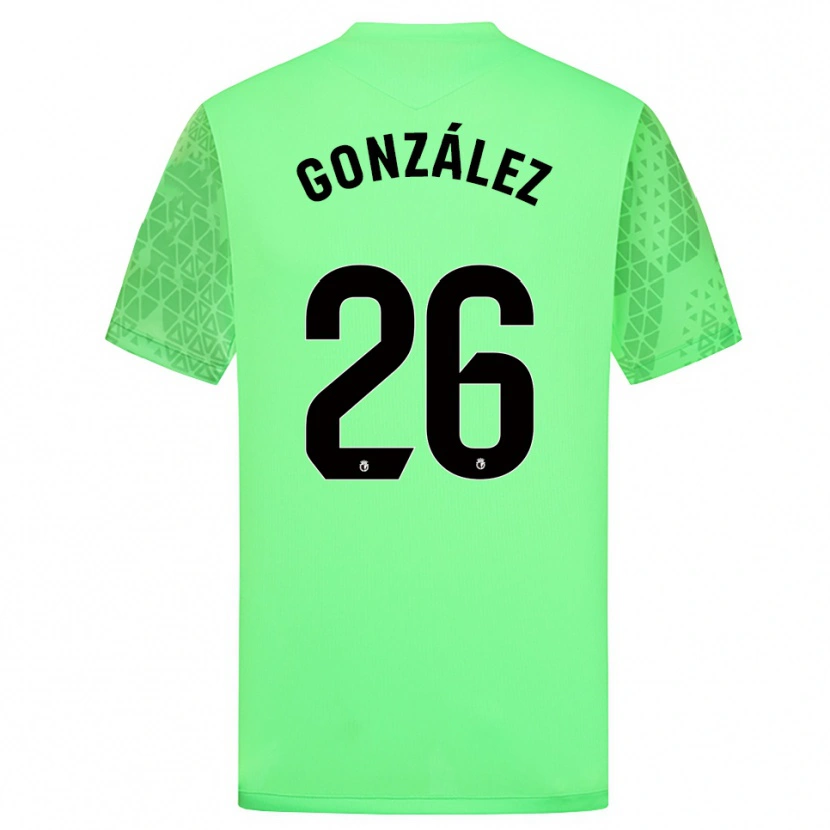 Danxen Heren Diego González #26 Spring Groen Zwart Keepersshirt 2025/26 T-Shirt