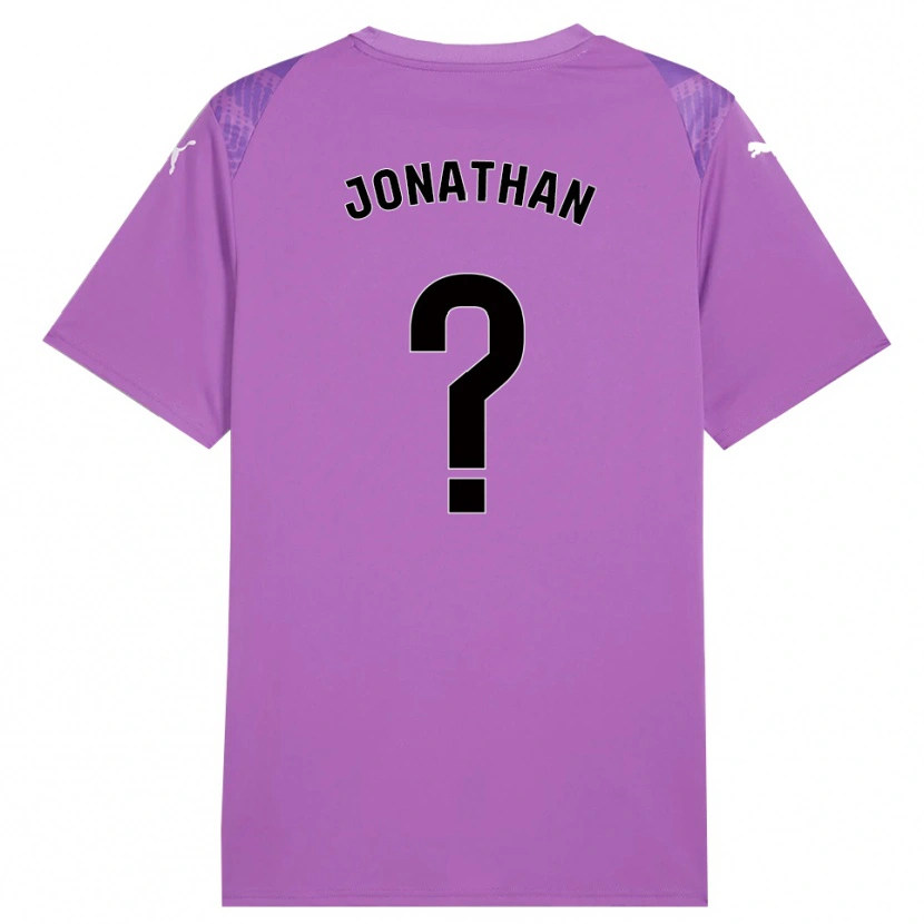 Danxen Heren Jonathan Sánchez #0 Lila Zwart Keepersshirt 2025/26 T-Shirt