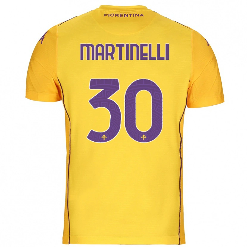Danxen Heren Tommaso Martinelli #30 Oranje Geel Paars Keepersshirt 2025/26 T-Shirt