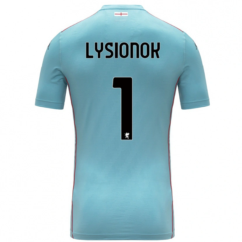 Danxen Heren Ernestas Lysionok #1 Blauw Grijs Keepersshirt 2025/26 T-Shirt