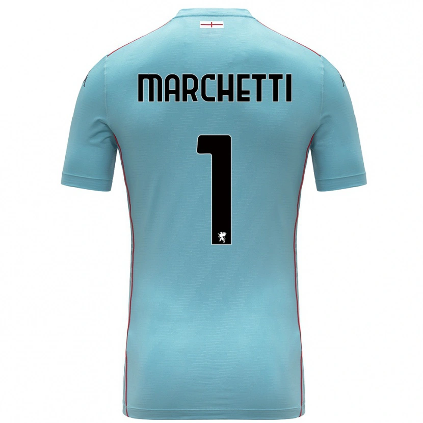 Danxen Heren Lisa Marchetti #1 Blauw Grijs Keepersshirt 2025/26 T-Shirt