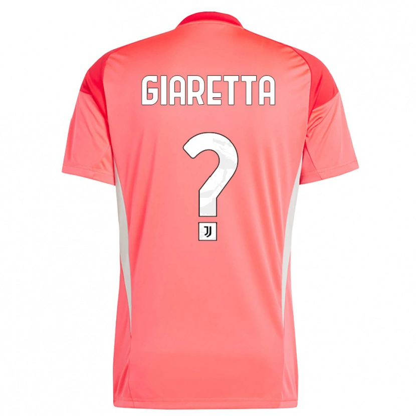Danxen Heren Emanuele Giaretta #0 Rood Oranje Keepersshirt 2025/26 T-Shirt
