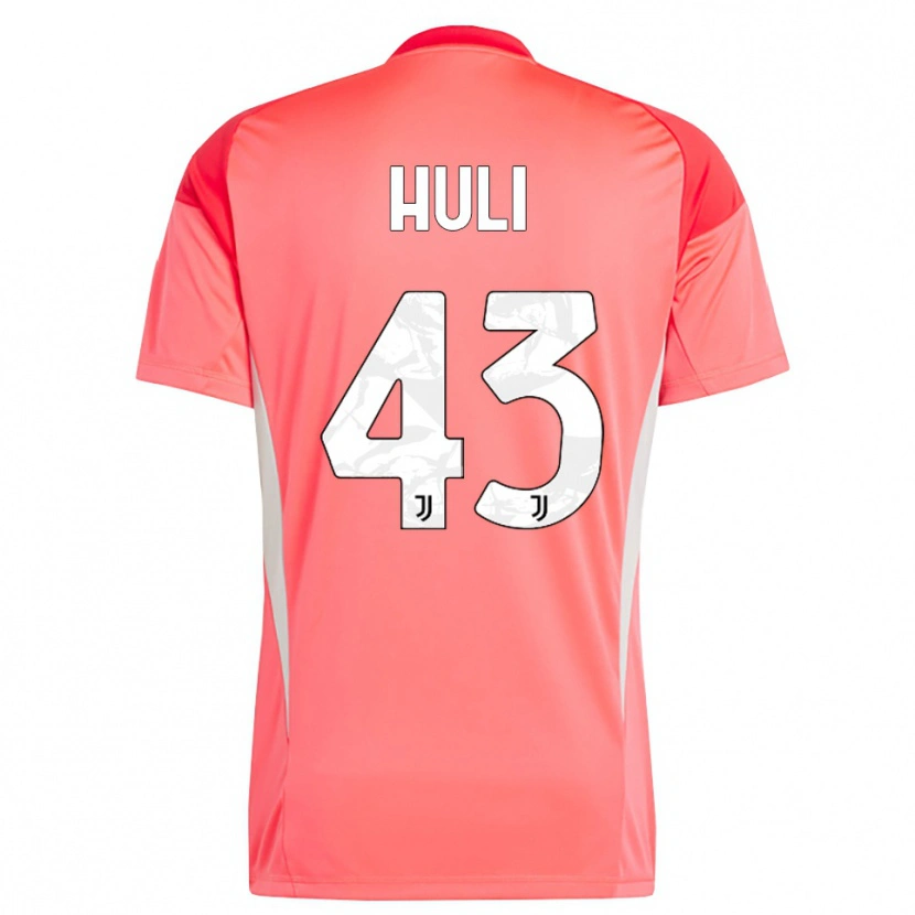 Danxen Heren Raffaele Huli #43 Rood Oranje Keepersshirt 2025/26 T-Shirt
