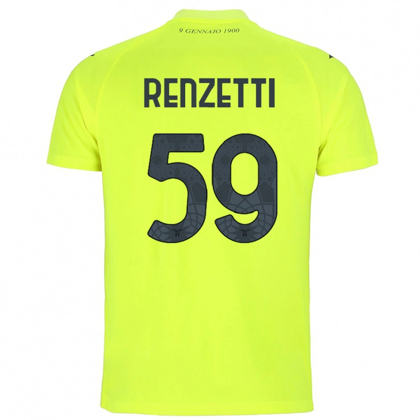 Danxen Heren Davide Renzetti #59 Fluorescerend Groen Keepersshirt 2025/26 T-Shirt