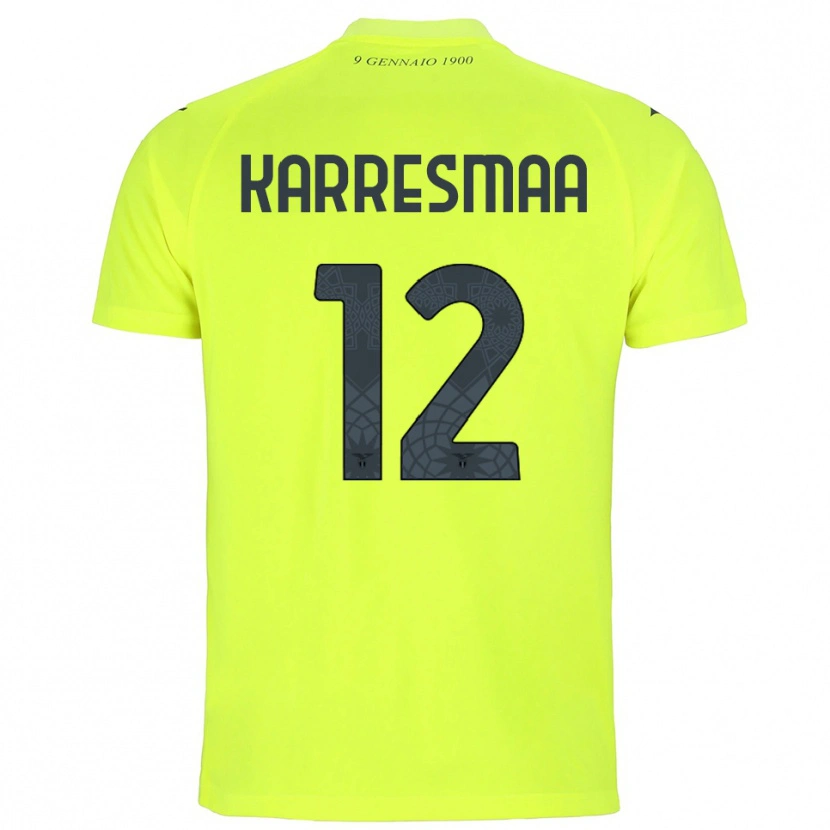 Danxen Heren Kerttu Karresmaa #12 Fluorescerend Groen Keepersshirt 2025/26 T-Shirt
