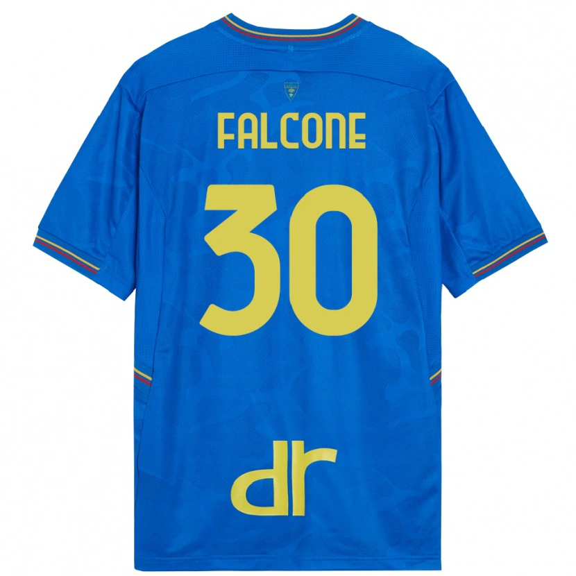 Danxen Heren Wladimiro Falcone #30 Koninklijk Blauw Bruin Keepersshirt 2025/26 T-Shirt