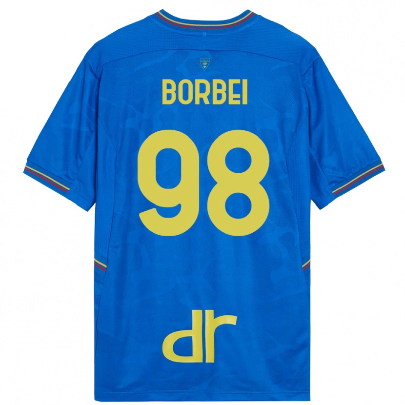 Danxen Heren Alexandru Borbei #98 Koninklijk Blauw Bruin Keepersshirt 2025/26 T-Shirt