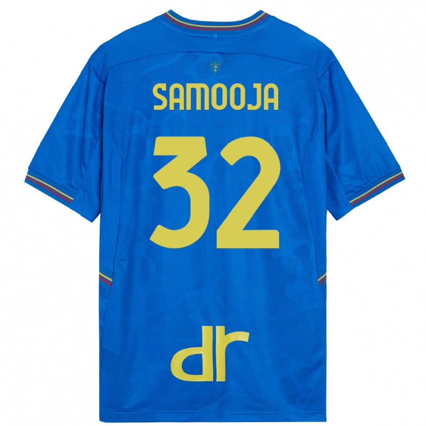 Danxen Heren Jasper Samooja #32 Koninklijk Blauw Bruin Keepersshirt 2025/26 T-Shirt