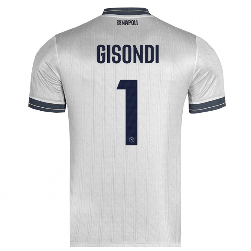 Danxen Heren Francesco Gisondi #1 Lichtgrijs Keepersshirt 2025/26 T-Shirt