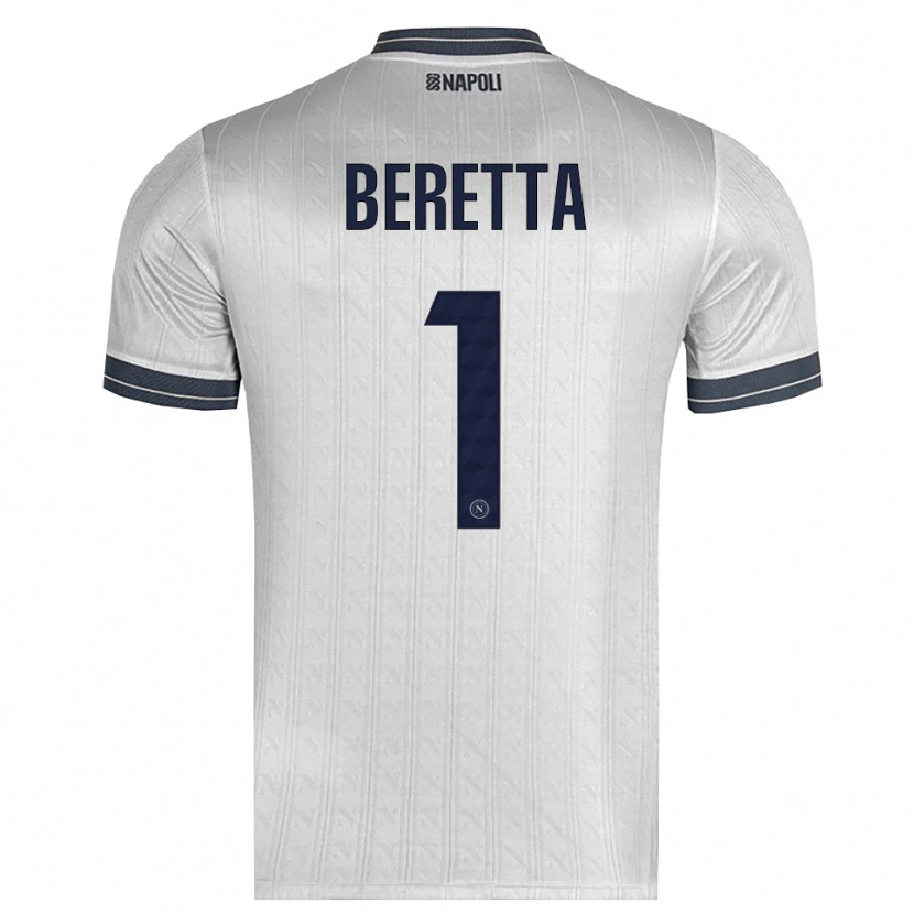 Danxen Heren Beatrice Beretta #1 Lichtgrijs Keepersshirt 2025/26 T-Shirt