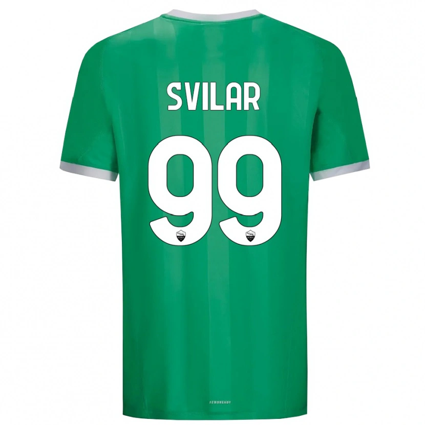 Danxen Heren Mile Svilar #99 Groen Wit Keepersshirt 2025/26 T-Shirt