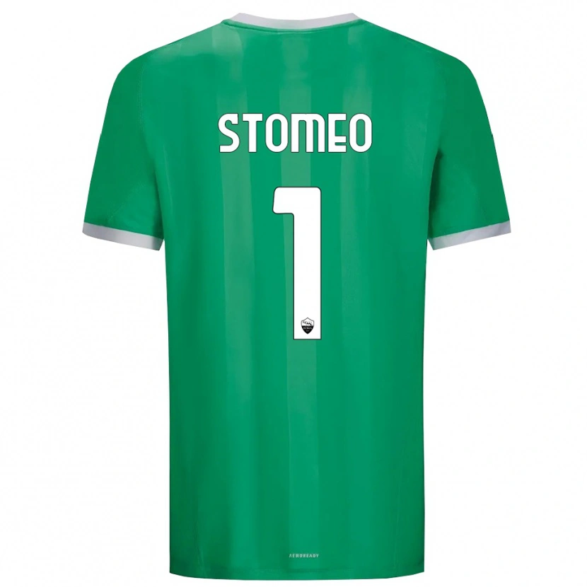 Danxen Heren Giorgio Stomeo #1 Groen Wit Keepersshirt 2025/26 T-Shirt
