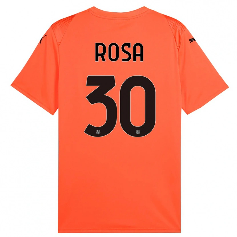 Danxen Heren Enrico Rosa #30 Oranje Zwart Keepersshirt 2025/26 T-Shirt