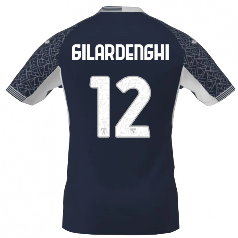 Danxen Heren Riccardo Gilardenghi #12 Blauw Zwart Wit Keepersshirt 2025/26 T-Shirt