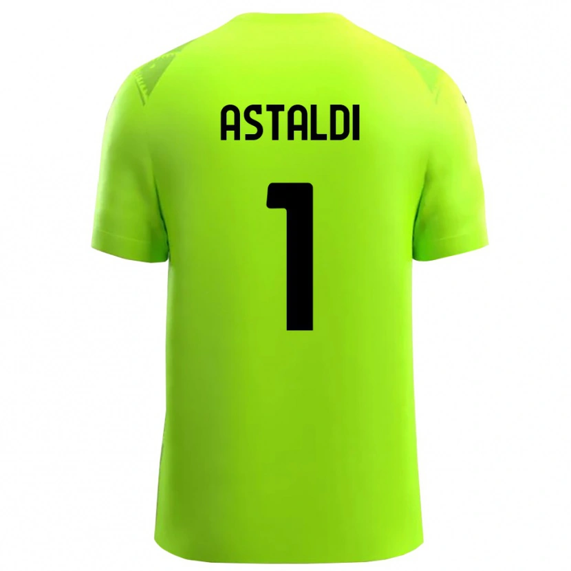 Danxen Heren Gianluca Astaldi #1 Gras Groen Zwart Keepersshirt 2025/26 T-Shirt