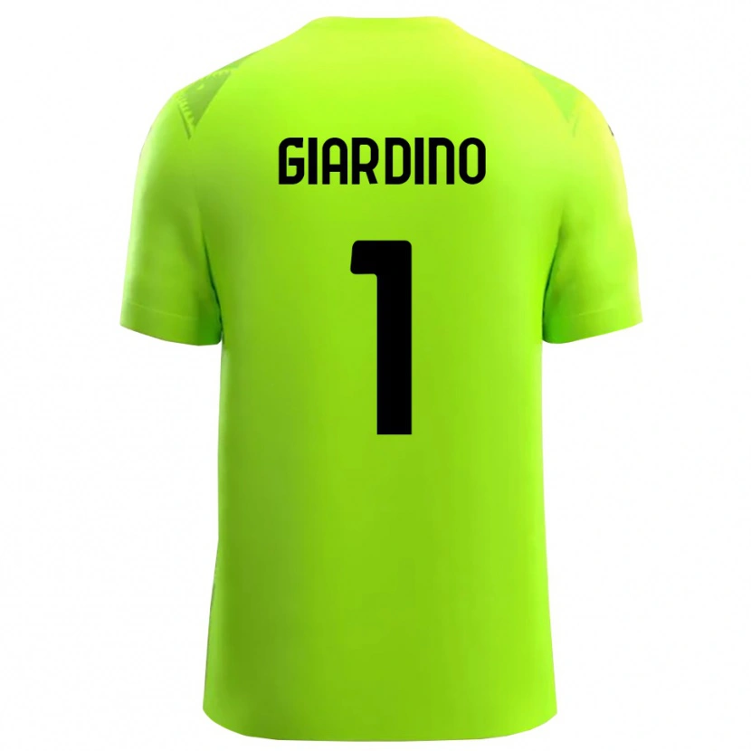 Danxen Heren Andrea Giardino #1 Gras Groen Zwart Keepersshirt 2025/26 T-Shirt
