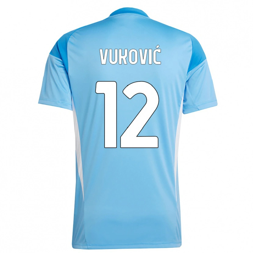 Danxen Heren Ante Vukovic #12 Hemelsblauw Wit Keepersshirt 2025/26 T-Shirt