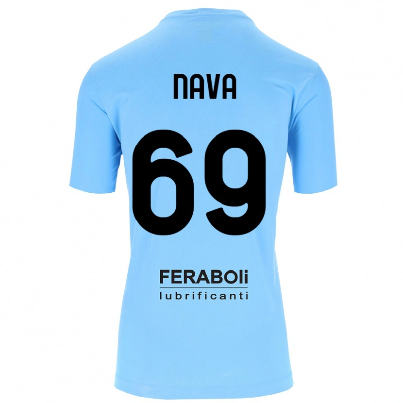 Danxen Heren Lapo Nava #69 Hemelsblauw Zwart Keepersshirt 2025/26 T-Shirt