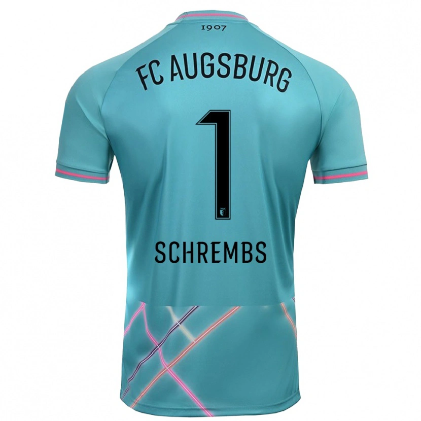 Danxen Heren Luis Schrembs #1 Licht Zeegroen Keepersshirt 2025/26 T-Shirt