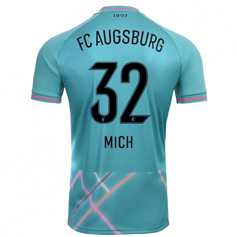 Danxen Heren Fabian Mich #32 Licht Zeegroen Keepersshirt 2025/26 T-Shirt
