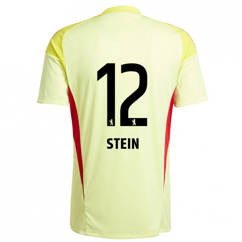 Danxen Heren Yannic Stein #12 Licht Geel Zwart Keepersshirt 2025/26 T-Shirt