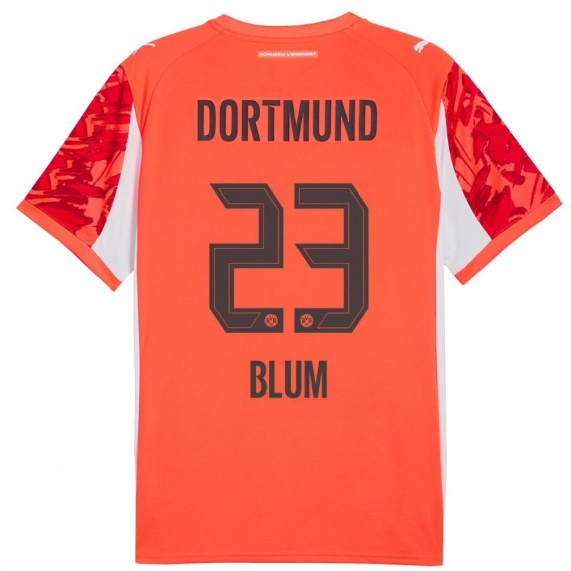 Danxen Heren Caroline Blum #23 Rood Oranje Keepersshirt 2025/26 T-Shirt