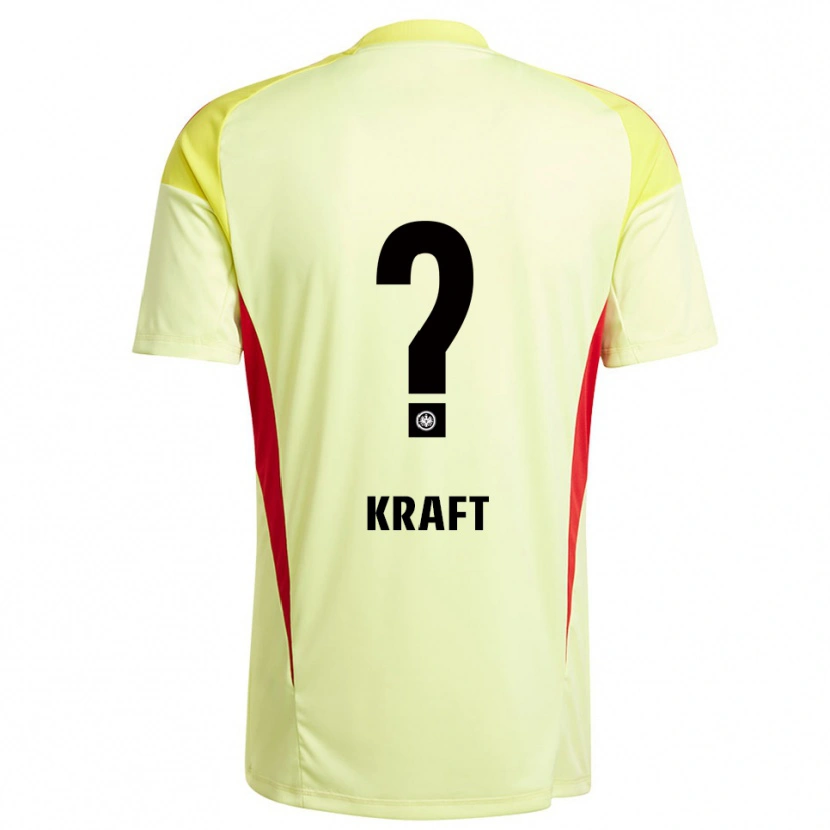 Danxen Heren Nico Kraft #0 Licht Geel Zwart Keepersshirt 2025/26 T-Shirt