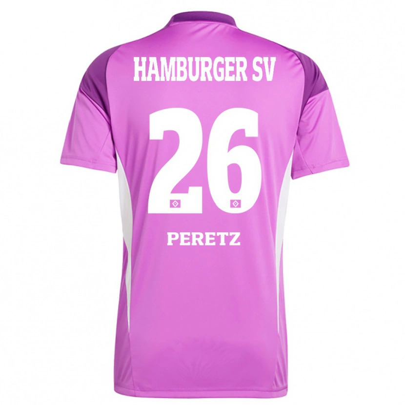 Danxen Heren Daniel Peretz #26 Lila Wit Paars Keepersshirt 2025/26 T-Shirt