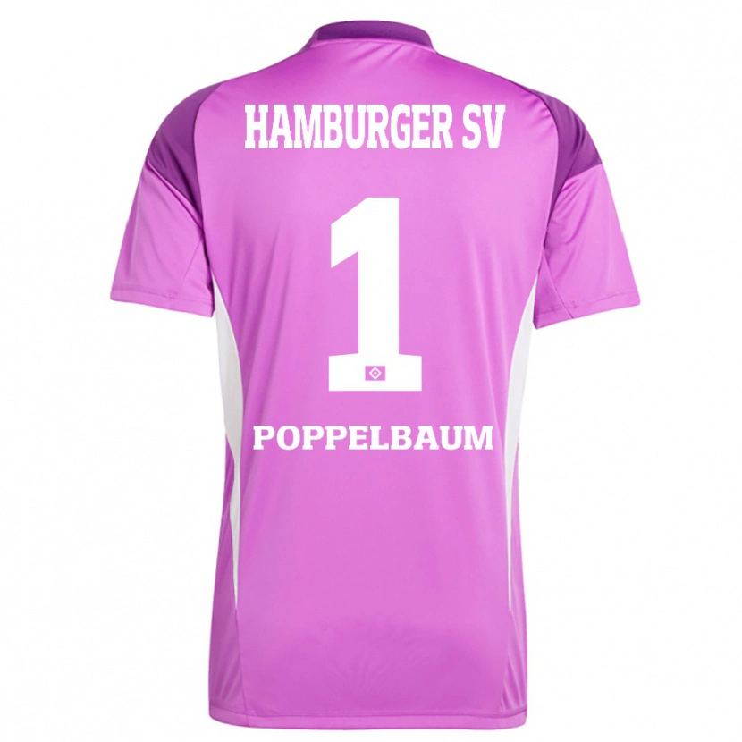 Danxen Heren Colin Poppelbaum #1 Lila Wit Paars Keepersshirt 2025/26 T-Shirt