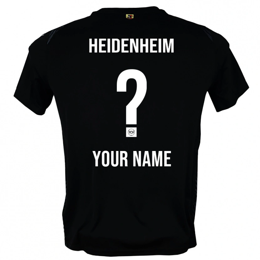 Danxen Heren 1. FC Heidenheim Donkergrijs Zwart Keepersshirt 2025/26 T-Shirt