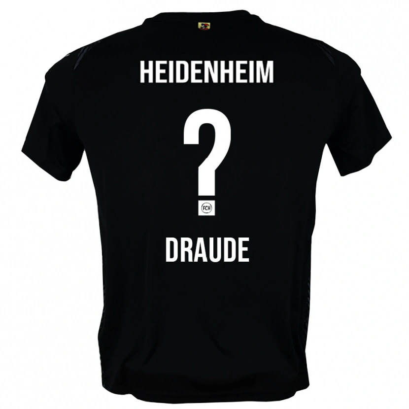 Danxen Heren Michel Draude #0 Donkergrijs Zwart Keepersshirt 2025/26 T-Shirt