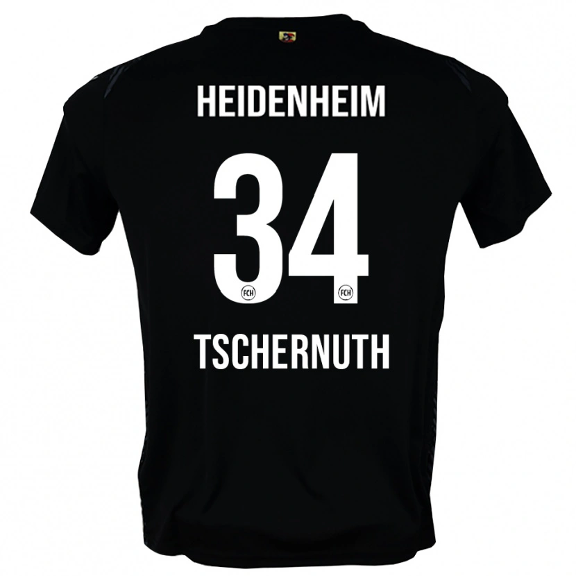 Danxen Heren Paul Tschernuth #34 Donkergrijs Zwart Keepersshirt 2025/26 T-Shirt